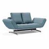Innovation Living Ghia Schlafsofa Stoff Beine Stahl verchromt 210x93cm| Sofas|Schlafsofas