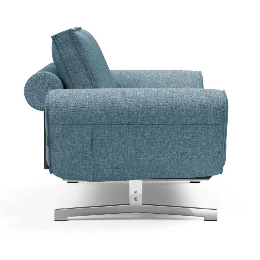 Innovation Living Ghia Schlafsofa Stoff Beine Stahl verchromt 210x93cm| Sofas|Schlafsofas