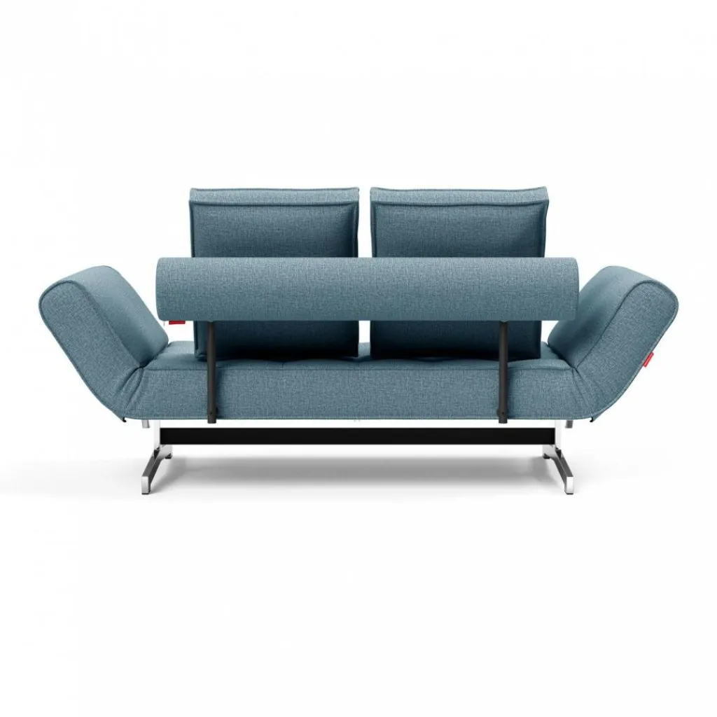 Innovation Living Ghia Schlafsofa Stoff Beine Stahl verchromt 210x93cm| Sofas|Schlafsofas