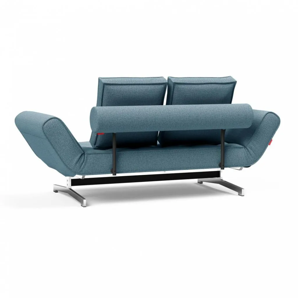 Innovation Living Ghia Schlafsofa Stoff Beine Stahl verchromt 210x93cm| Sofas|Schlafsofas