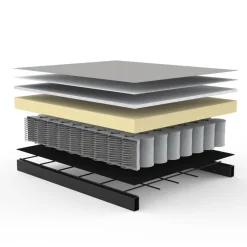 Innovation Living Ghia Schlafsofa Stoff Beine Stahl verchromt 210x93cm| Sofas|Schlafsofas