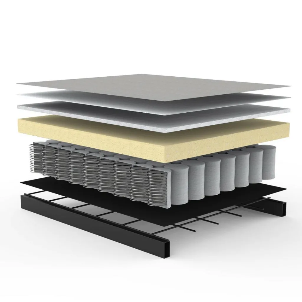 Innovation Living Ghia Schlafsofa Stoff Beine Stahl verchromt 210x93cm| Sofas|Schlafsofas