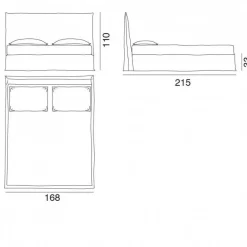 Gervasoni Ghost 80.E Doppelbett| Betten