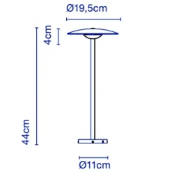 Pollerleuchten|Pollerleuchten^Marset Ginger B 20/44 LED Pollerleuchte