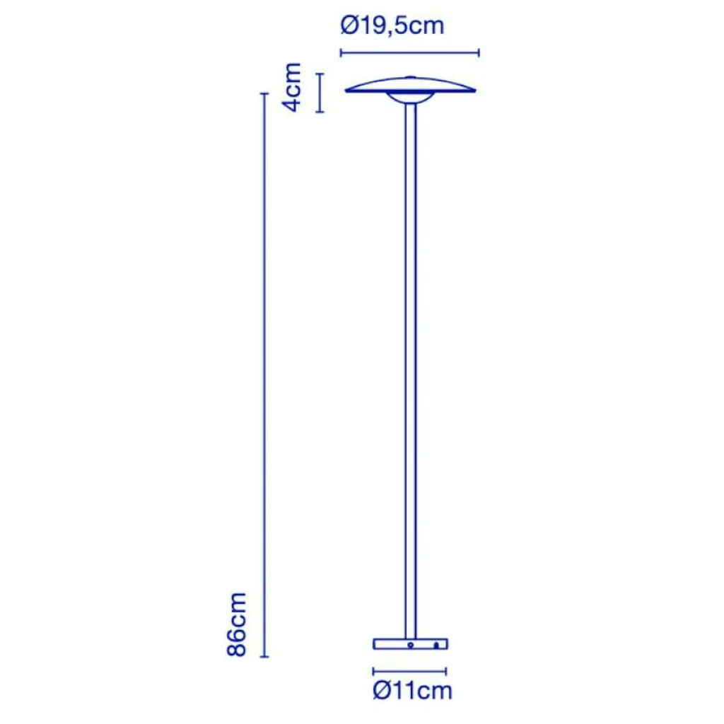 Pollerleuchten|Pollerleuchten^Marset Ginger B 20/86 LED Pollerleuchte