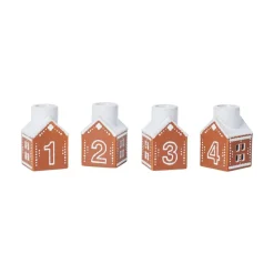 Kerzenständer^Kähler Gingerbread Adventskerzenhalter 4er Set