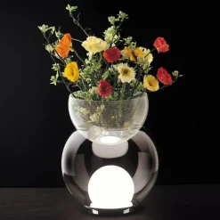 Tischleuchten|Nachttischleuchten^Fontana Arte Giova Tischleuchte mit Blumenvase
