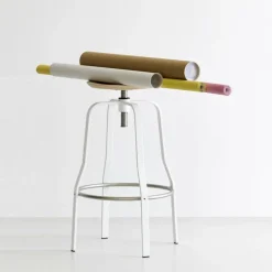 Lapalma Giro S106 Hocker Sitzfläche Holz 66-76cm| Barhocker