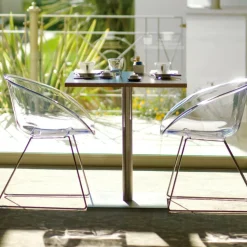 Stühle^Pedrali Gliss 921 Armlehnstuhl mit Kufengestell