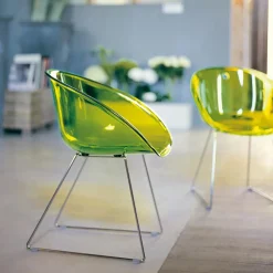 Stühle^Pedrali Gliss 921 Armlehnstuhl mit Kufengestell