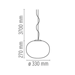 Pendelleuchten^Flos Glo Ball S1 Pendelleuchte