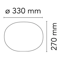 Flos Glo-Ball Ersatzschirm Ø33cm| Leuchten-Zubehör
