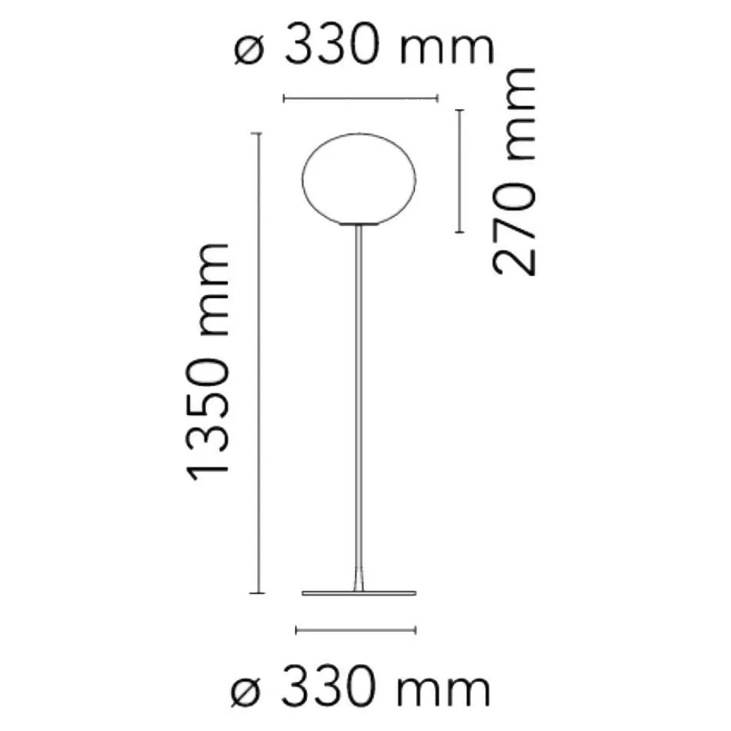 Stehleuchten^Flos Glo-Ball F1 Stehleuchte