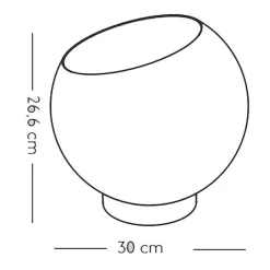 AYTM Globe Blumentopf Ø 30cm| Blumentöpfe