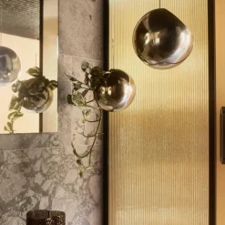 AYTM Globe Hängeblumentopf Edelstahl Ø 17cm| Blumentöpfe