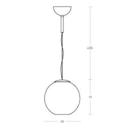 Fontana Arte Globo di Luce Pendelleuchte S| Pendelleuchten