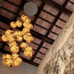 Catellani & Smith Gold Moon Chandelier LED Pendelleuchte| Pendelleuchten