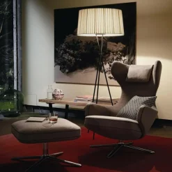 Vitra Grand Repos Sessel & Ottoman Stoff| Sessel