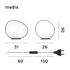 Foscarini Gregg Tischleuchte / Bodenleuchte| Tischleuchten