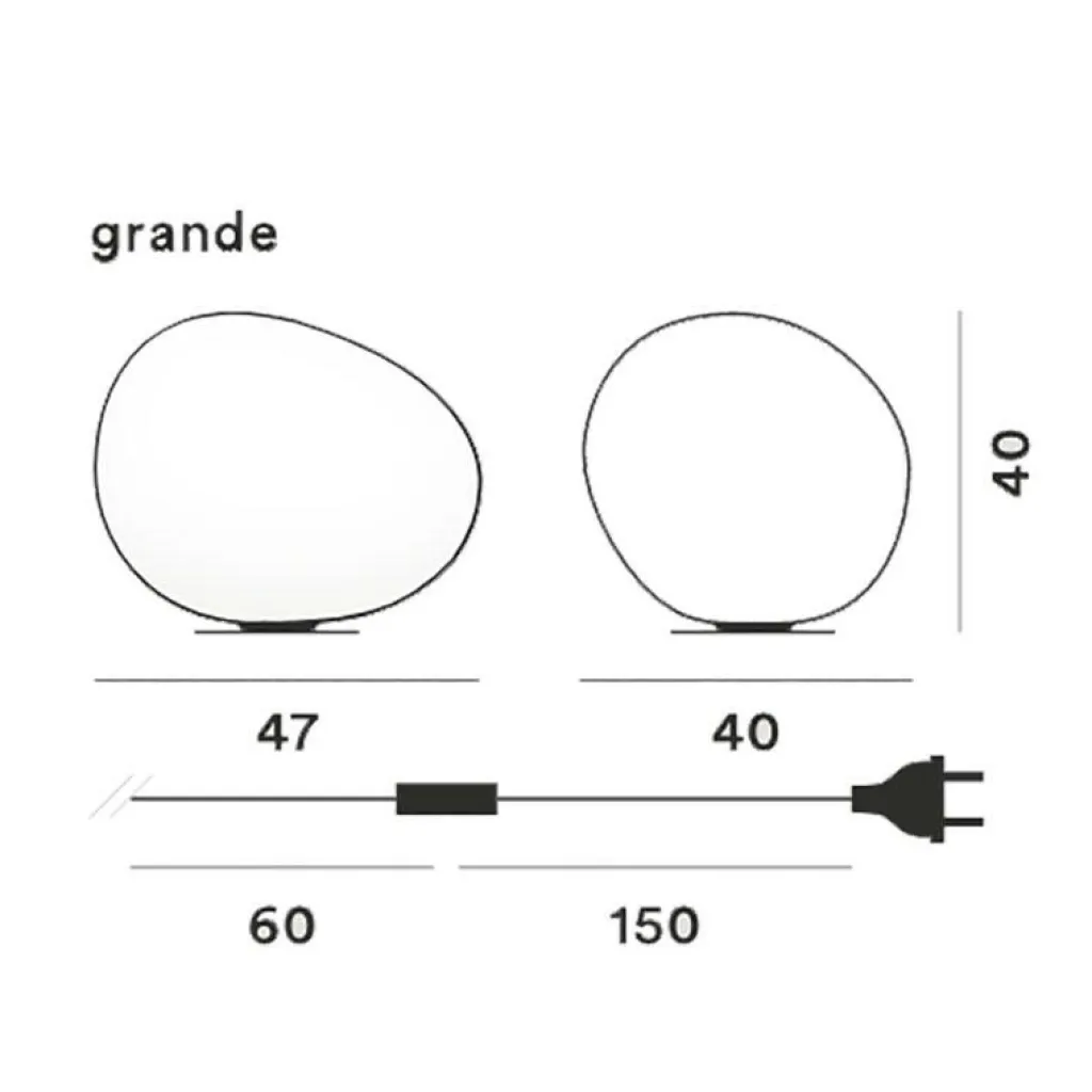 Nachttischleuchten^Foscarini Gregg Tischleuchte / Bodenleuchte