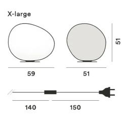 Bodenleuchten Außen|Bodenleuchten Außen^Foscarini Gregg X-large Außenbodenleuchte