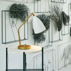 Tischleuchten|Nachttischleuchten^Gubi Gräshoppa Tischleuchte glänzend