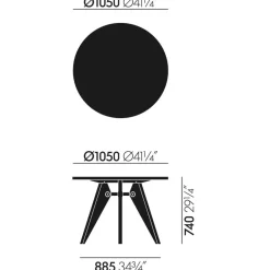 Vitra Guéridon Esstisch Ø 105cm| Tische|Esstische