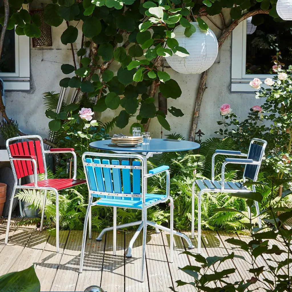 Embru Haefeli Modell 1021 Gartenarmlehnstuhl| Stühle|Gartenstühle