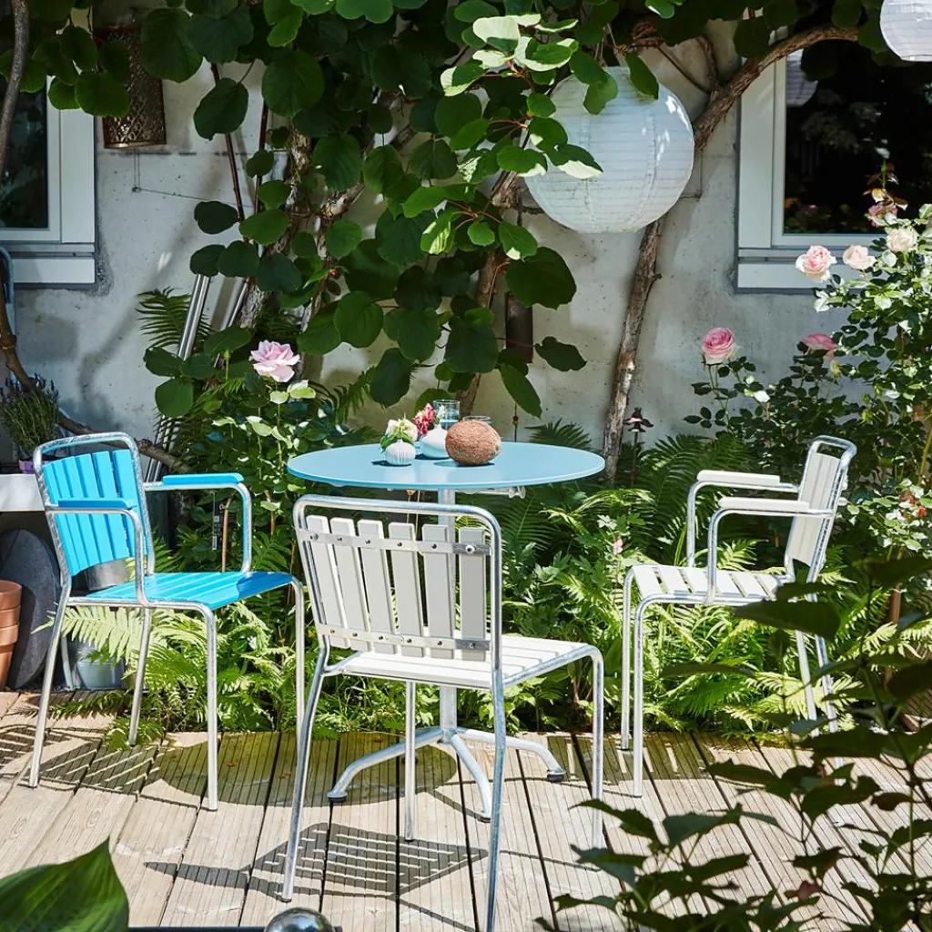 Embru Haefeli Modell 1021 Gartenarmlehnstuhl| Stühle|Gartenstühle