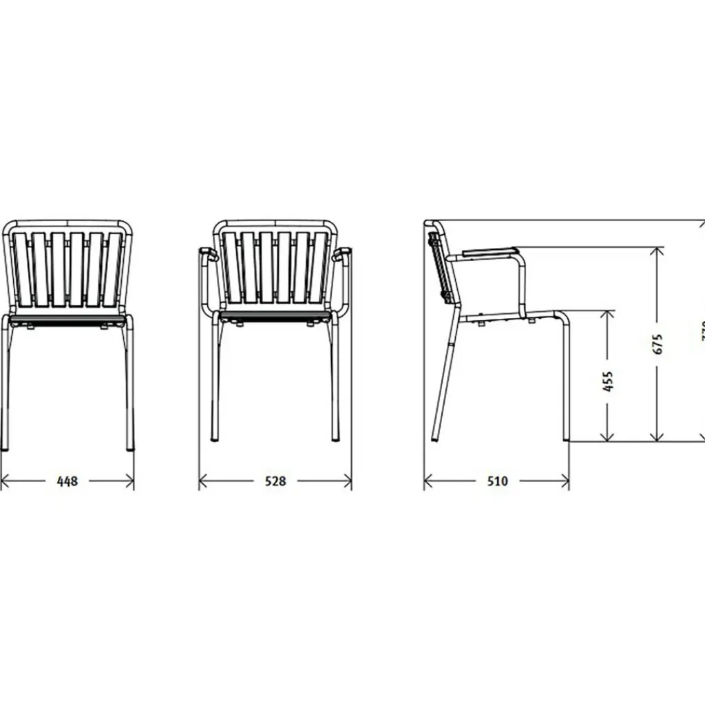 Embru Haefeli Modell 1021 Gartenarmlehnstuhl| Stühle|Gartenstühle