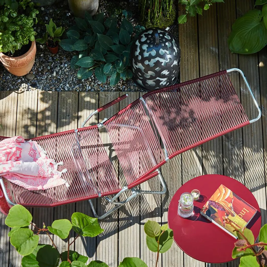 Embru Haefeli Modell 1112 Lounge Gartenbeistelltisch| Garten-Beistelltische