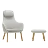 Sessel^Vitra HAL Lounge Sessel & Ottoman Stoff