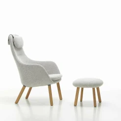 Sessel^Vitra HAL Lounge Sessel & Ottoman Stoff