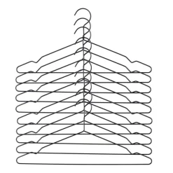 Haken & Bügel^HAY Hang Kleiderbügel Set 10 tlg.