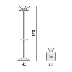 Kartell Hanger Kleiderständer| Garderoben