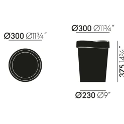 Vitra Happy Bin RE Papierkorb L| Badaccessoires