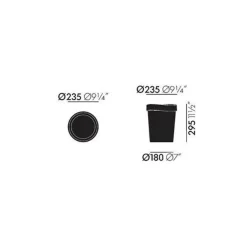 Vitra Happy Bin RE Papierkorb L| Badaccessoires