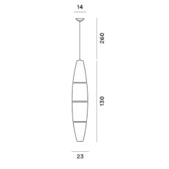 Pendelleuchten^Foscarini Havana Pendelleuchte/ Wandleuchte