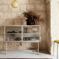 Ferm Living Haze Sideboard geriffeltes Glas| Sideboards|Sideboards