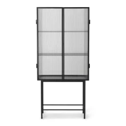 Schränke^Ferm Living Haze Vitrine geriffeltes Glas