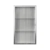 Ferm Living Haze Wandschrank geriffeltes Glas 35x60cm Edelstahl| Schränke