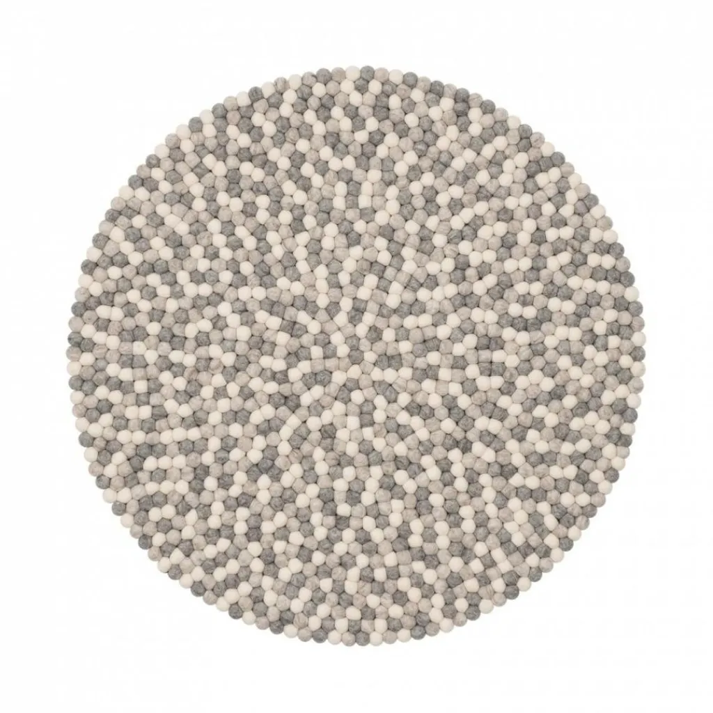 Teppiche^myfelt Hella Filzkugelteppich