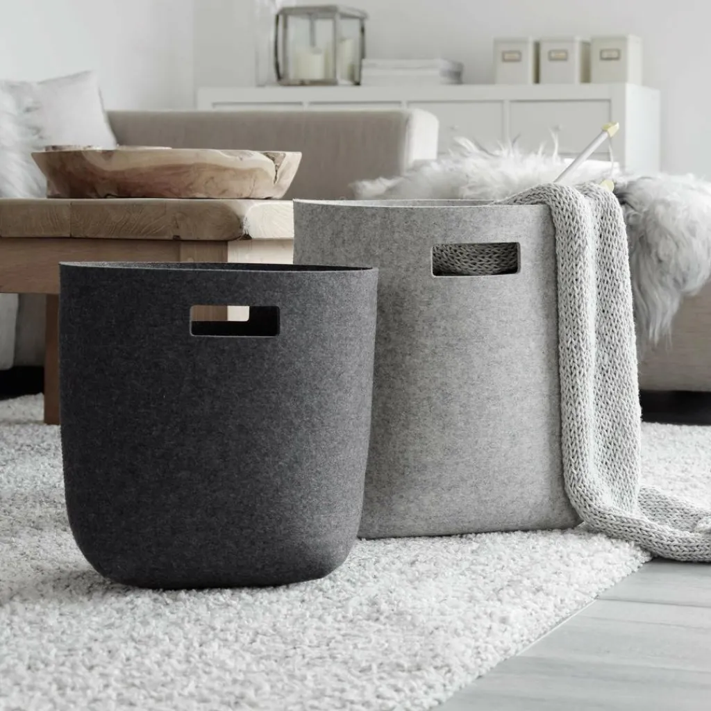 Badaccessoires|Papierkörbe & Mülleimer^HEY-SIGN Filz Papierkorb