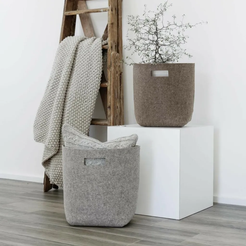 Badaccessoires|Papierkörbe & Mülleimer^HEY-SIGN Filz Papierkorb