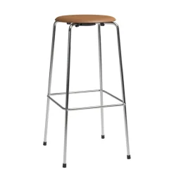 Fritz Hansen High Dot™ Barhocker Hoch Leder 4 Beine| Barhocker