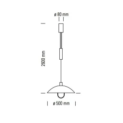 Tecnolumen HMB 25/500 Bauhaus Pendelleuchte| Pendelleuchten
