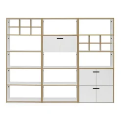 Regale^Tojo Hochstapler Regal mit Türen 228x179cm