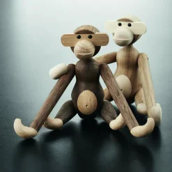 Figuren^Kay Bojesen Denmark Holzfigur Affe klein Eiche