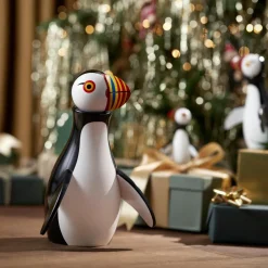 Figuren^Kay Bojesen Denmark Holzfigur Papageitaucher