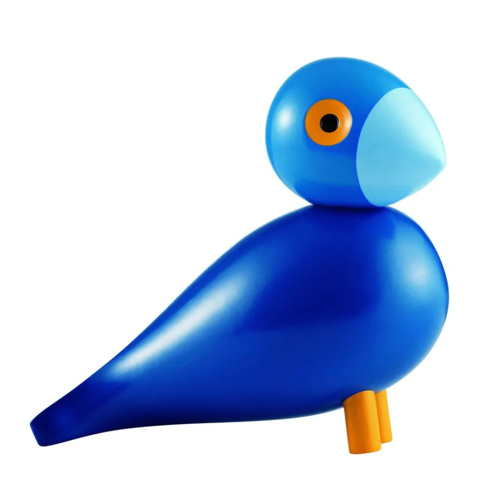 Figuren^Kay Bojesen Denmark Holzfigur Singvogel lackiert